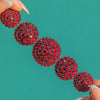 Victorian Bohemian Rose-Cut Garnet Bracelet
