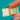 Book locket open to show its rectangular recess, inner cover and hinge