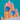 Impressive Art Deco Cobalt Blue Paste & Marcasite Earrings, pair held for scale