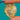 Opposite face of the heart locket showing its unengraved shield cartouche