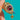 Angled detail of the domed Garnet, Pearl halo and graduated Gold beads