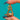 Side view of the watch key with its oval swivel turned and key tube projecting