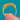 18ct Gold Opal ring, side view of the scrolling gallery