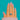 Full hand view showing the scale of the Zircon solitaire
