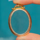 Antique 9ct Gold Oval Portrait Locket