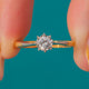 18ct Gold Art Deco 0.30ct Diamond Solitaire Ring c.1930