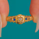 18ct Gold Sapphire & Diamond "Stars" Ring