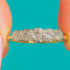18ct Gold Diamond Five Stone Ring, 0.40ct