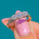18ct Gold Star-Set Diamond Trilogy Ring, 0.25ct