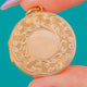 Antique SOLID 9ct Gold Round Engraved Locket, 1914