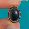 Victorian 9ct Gold Banded Agate Pendant