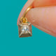 18ct Gold Antique Old Mine Cut Diamond Charm