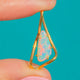 14ct Gold Opal "Loupe" Pendant
