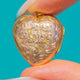 Victorian 9ct Gold Engraved Puffy Heart Locket